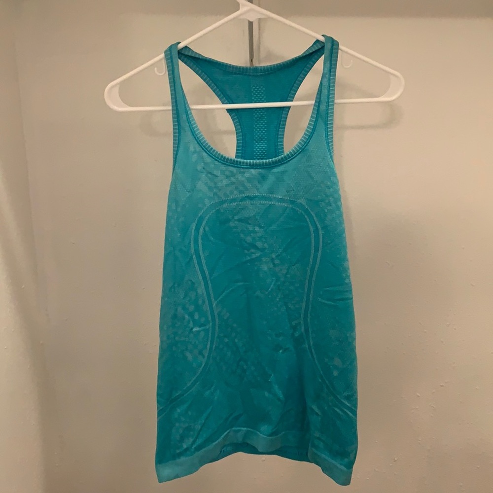 Lululemon Blue Racerback Tank